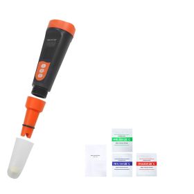pH Meter, Accurate pH/EC (Conductivity)/TDS (ppm) Multi-Parameter Measurement, IP68 Waterproof Probe