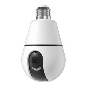 AI Detection 360 Degree HD CCTV Video Light Bulb E27 IP Wireless Mini Security Hidden Wifi Camera (Option: 2MP-1pc)